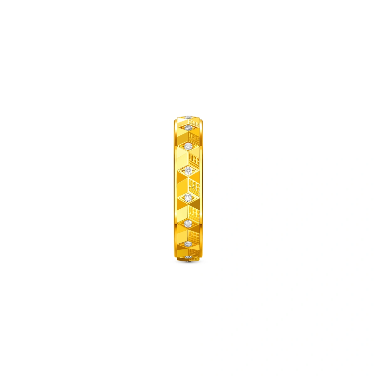 999 Gold Diamond ring