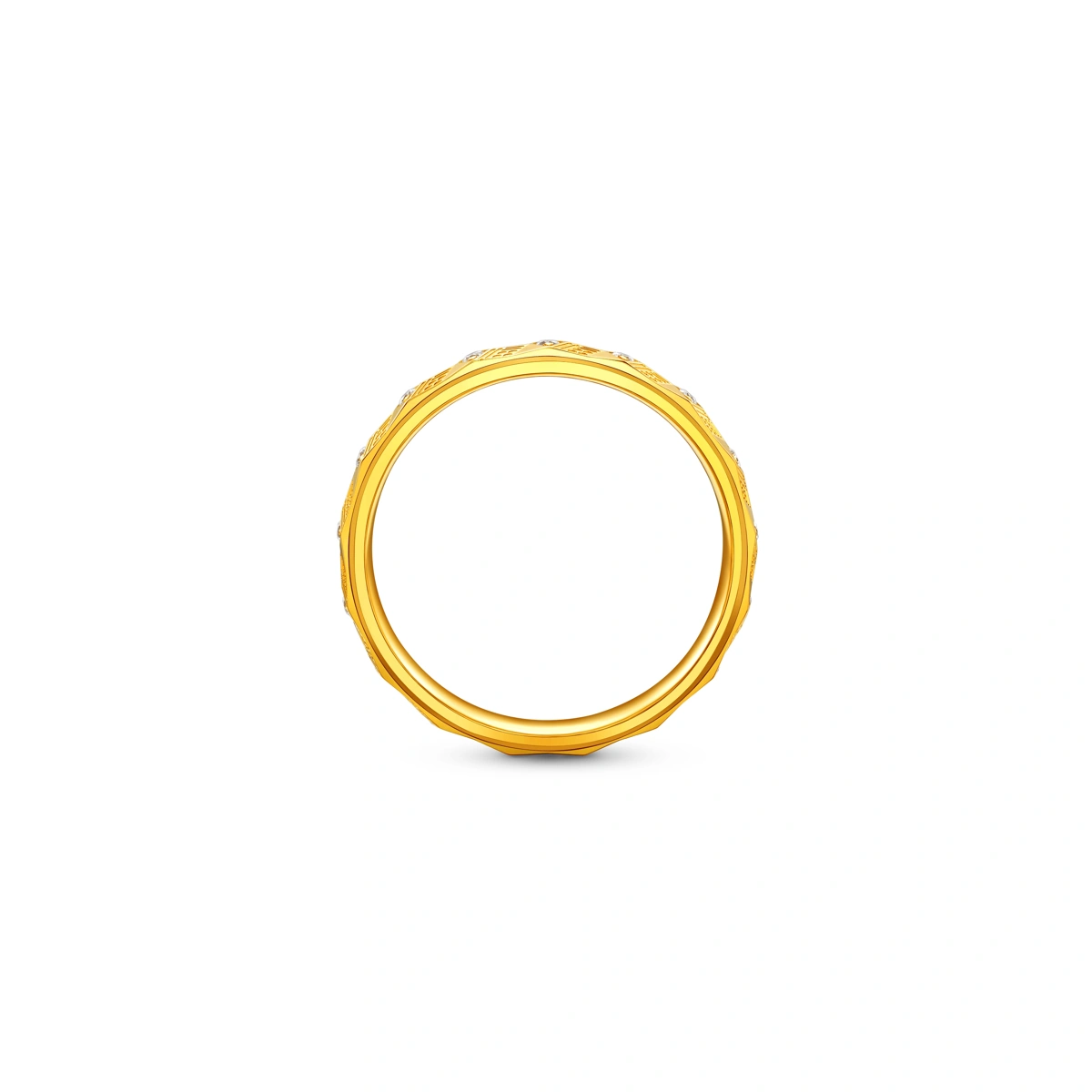 999 Gold Diamond ring