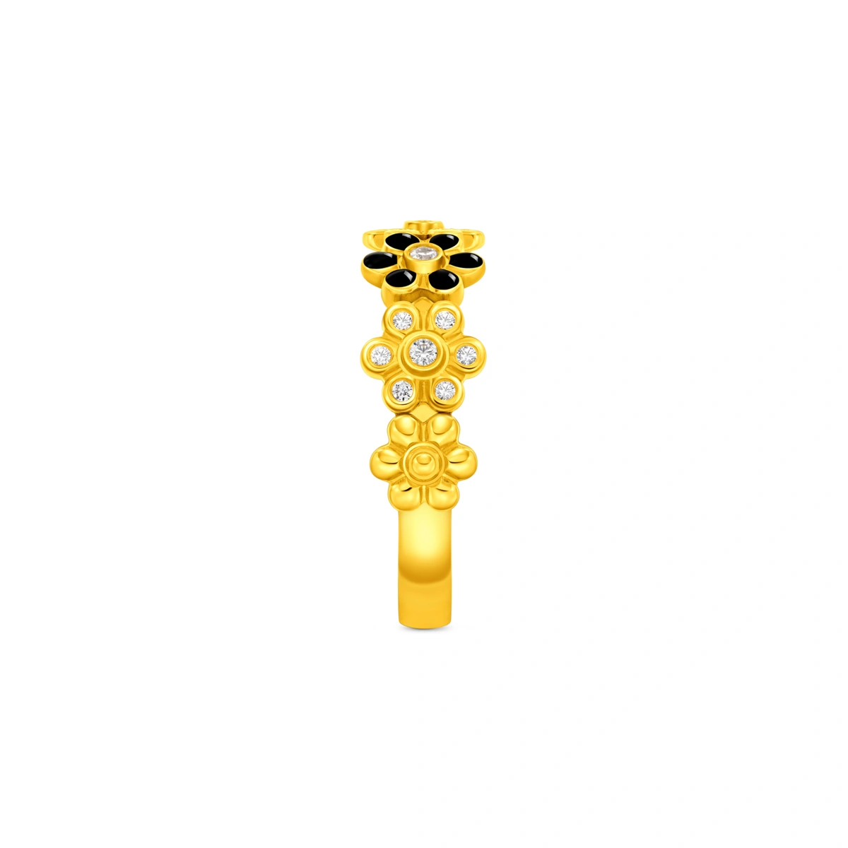 999 Gold Diamond ring