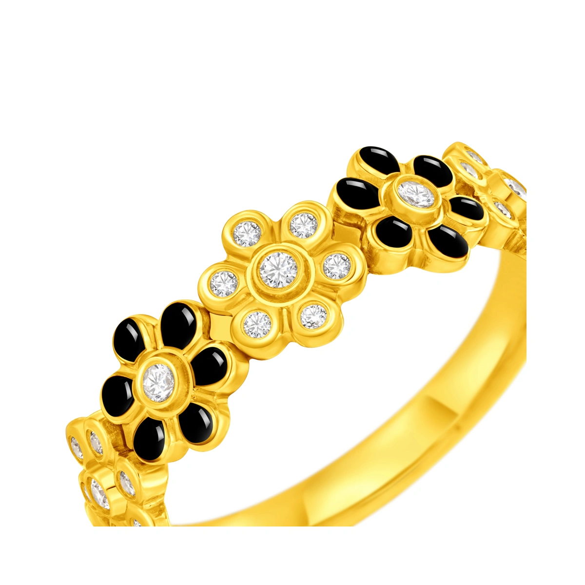 999 Gold Diamond ring