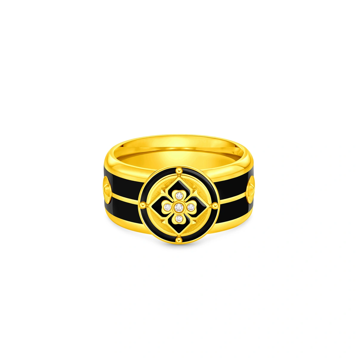 999 Gold Diamond ring