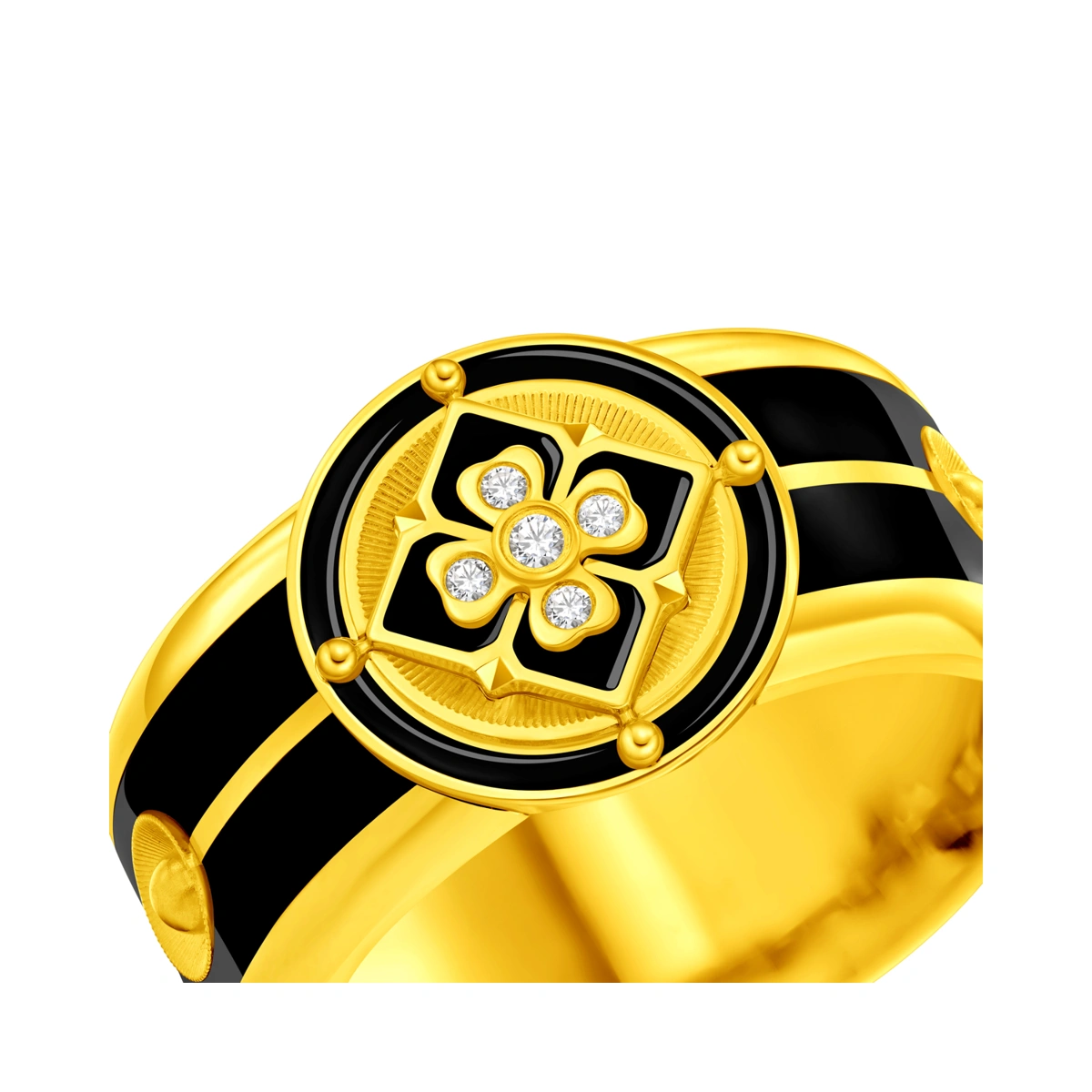 999 Gold Diamond ring