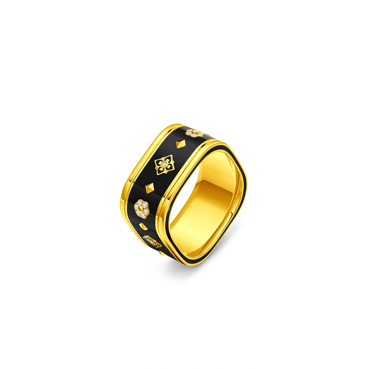 999 Gold Diamond ring