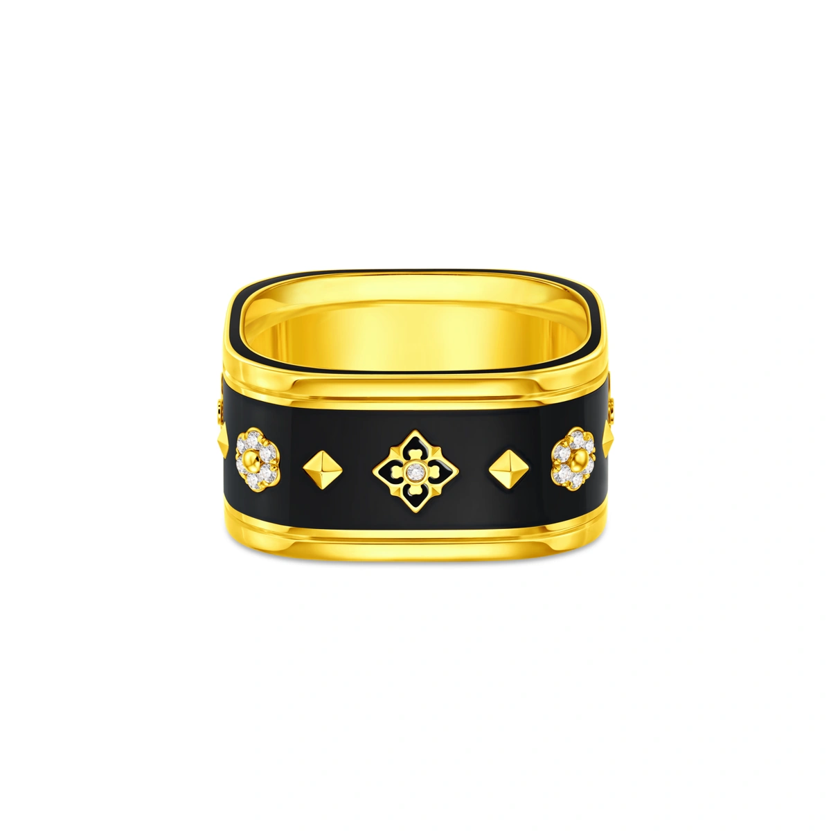 999 Gold Diamond ring