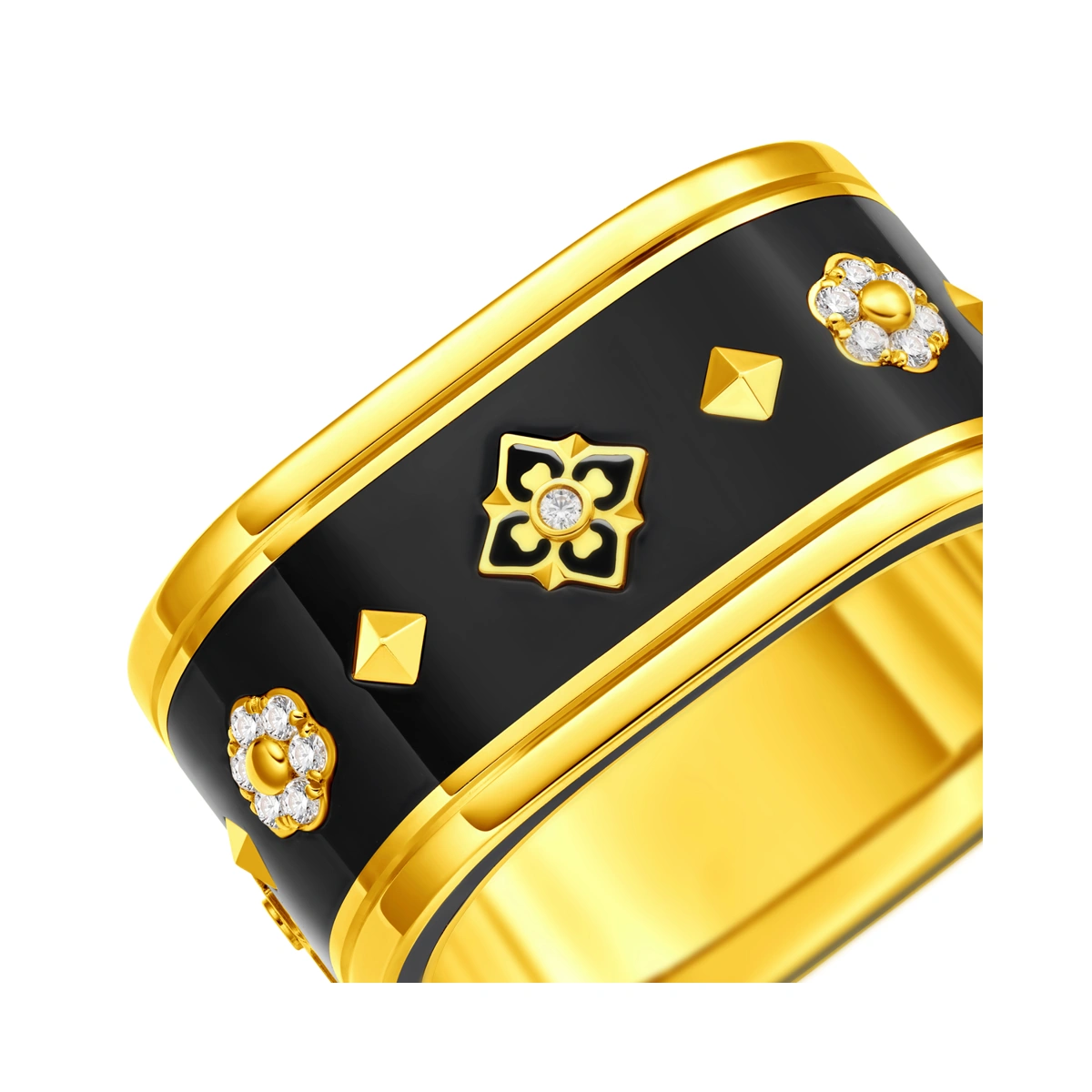 999 Gold Diamond ring