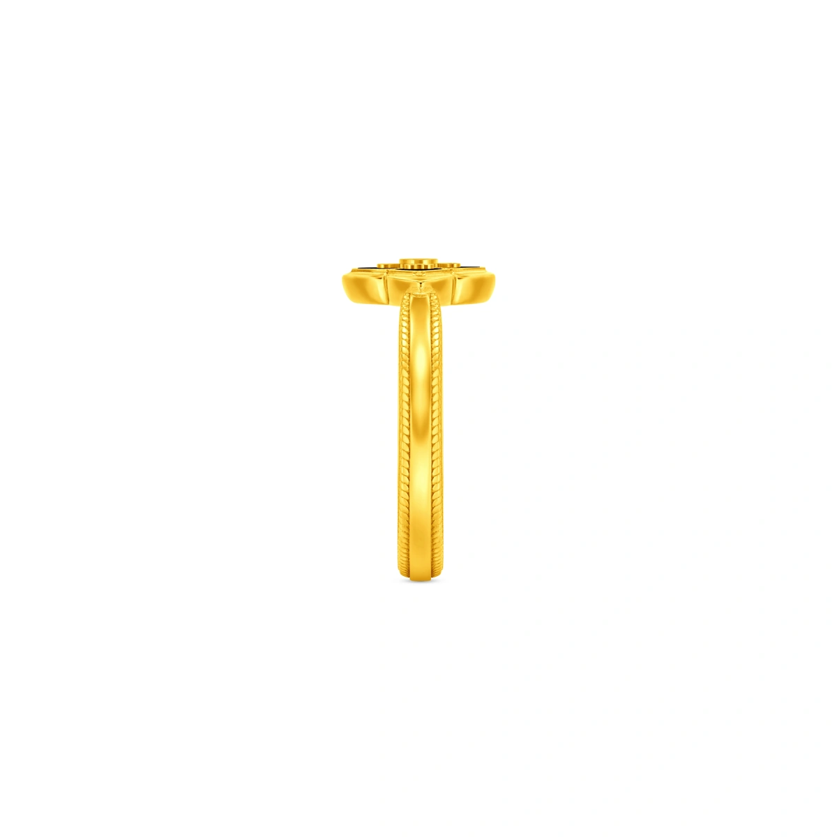 999足金鑲天然鑽石戒指