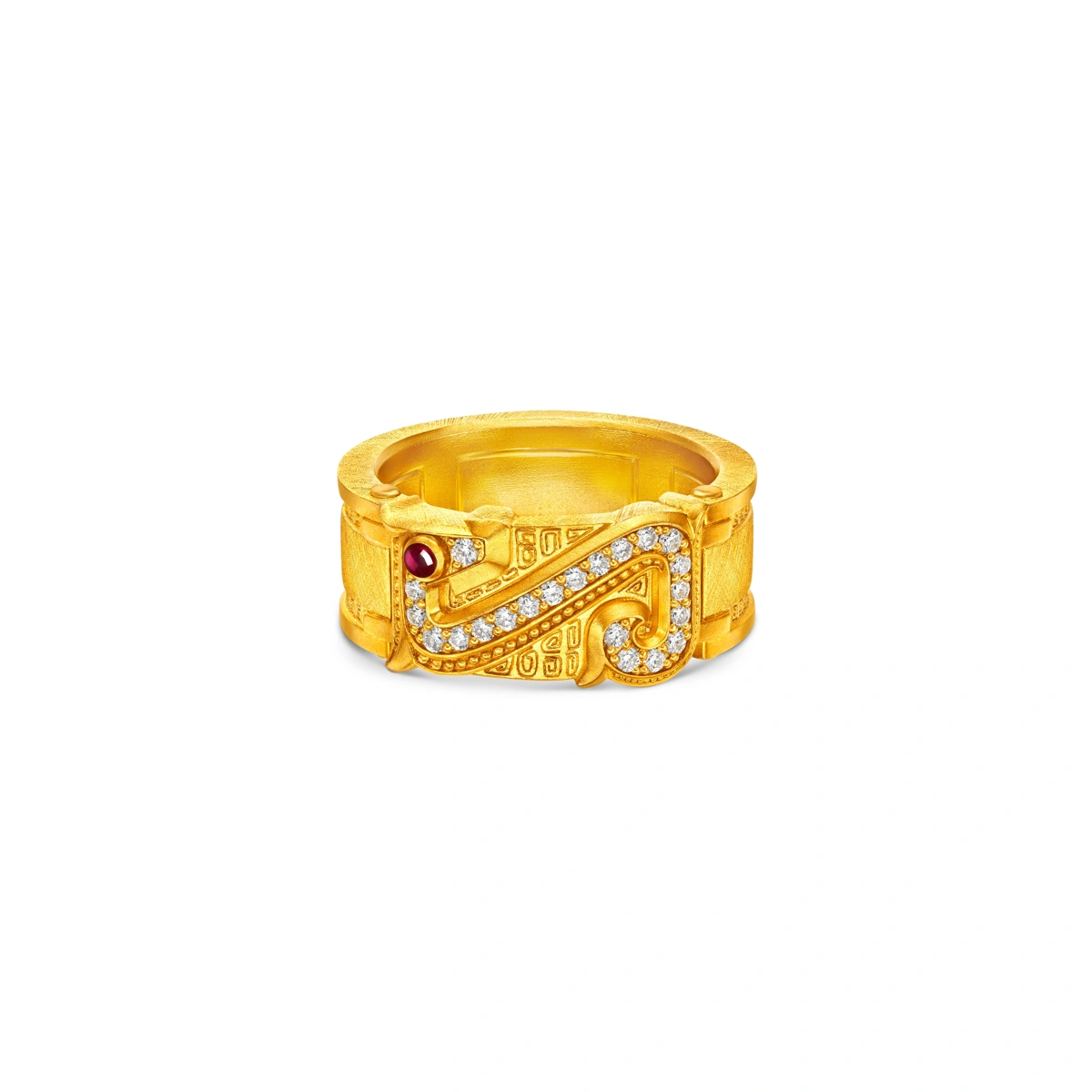 999 Gold Diamond ring