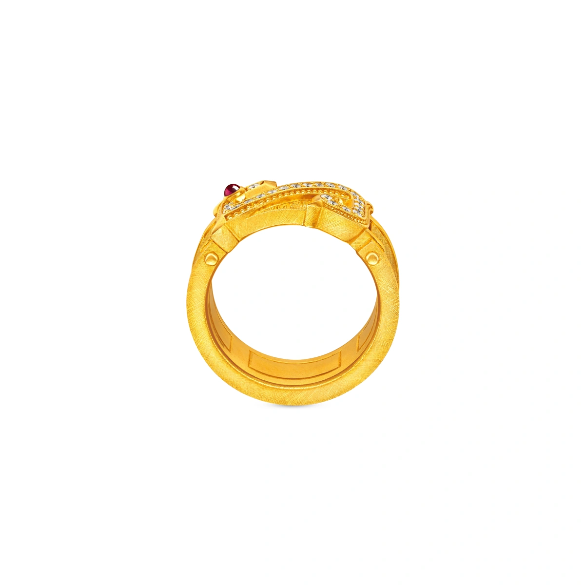 999 Gold Diamond ring