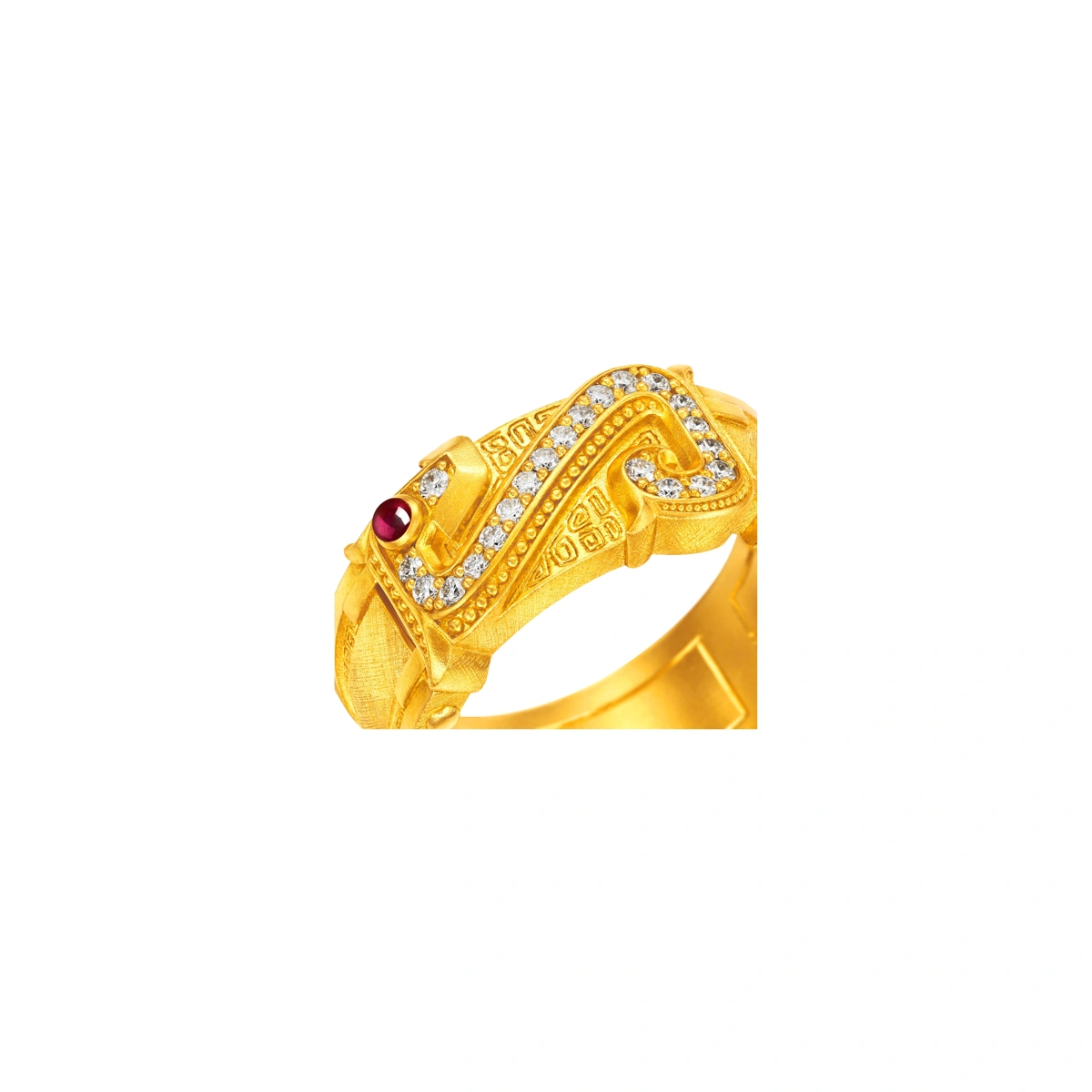 999 Gold Diamond ring