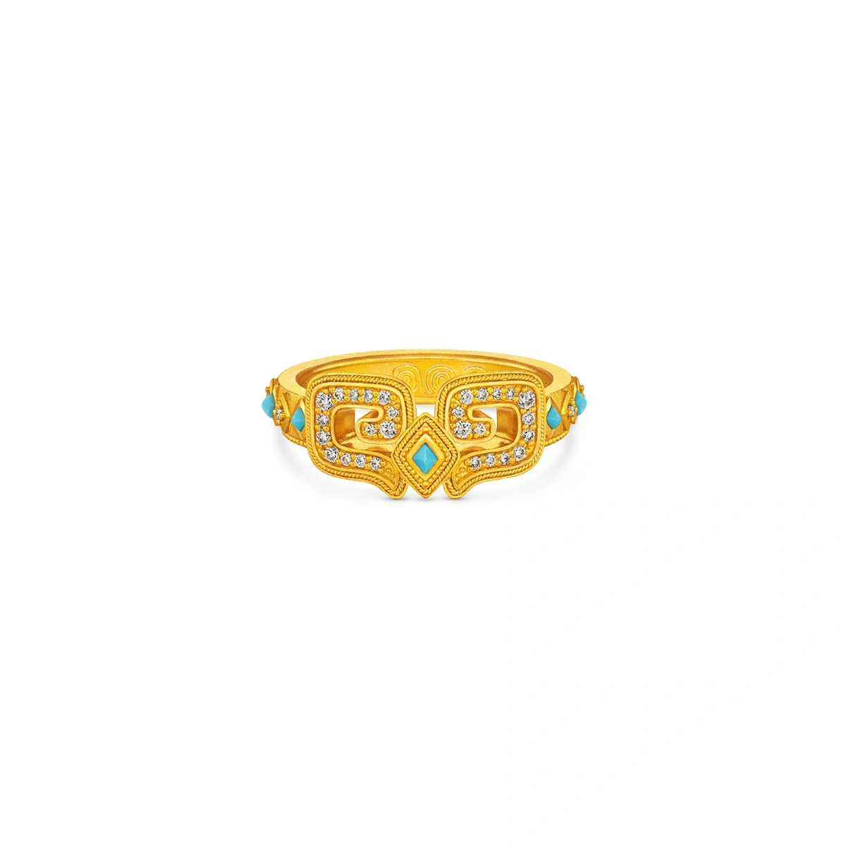 999 Gold Diamond ring