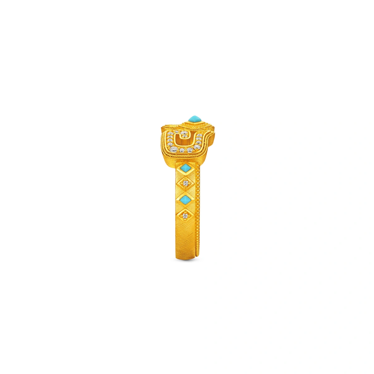 999 Gold Diamond ring