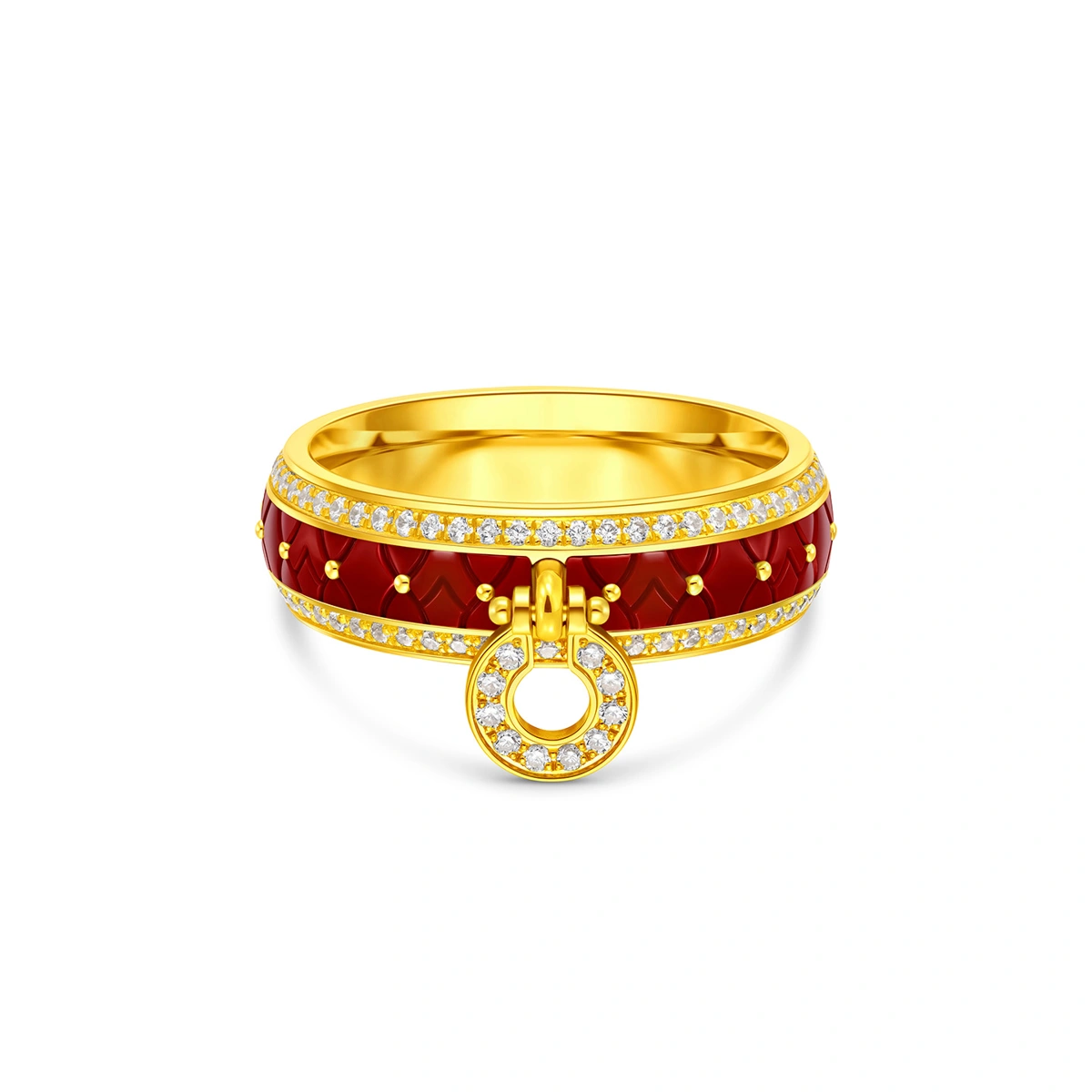 999 Gold Diamond ring