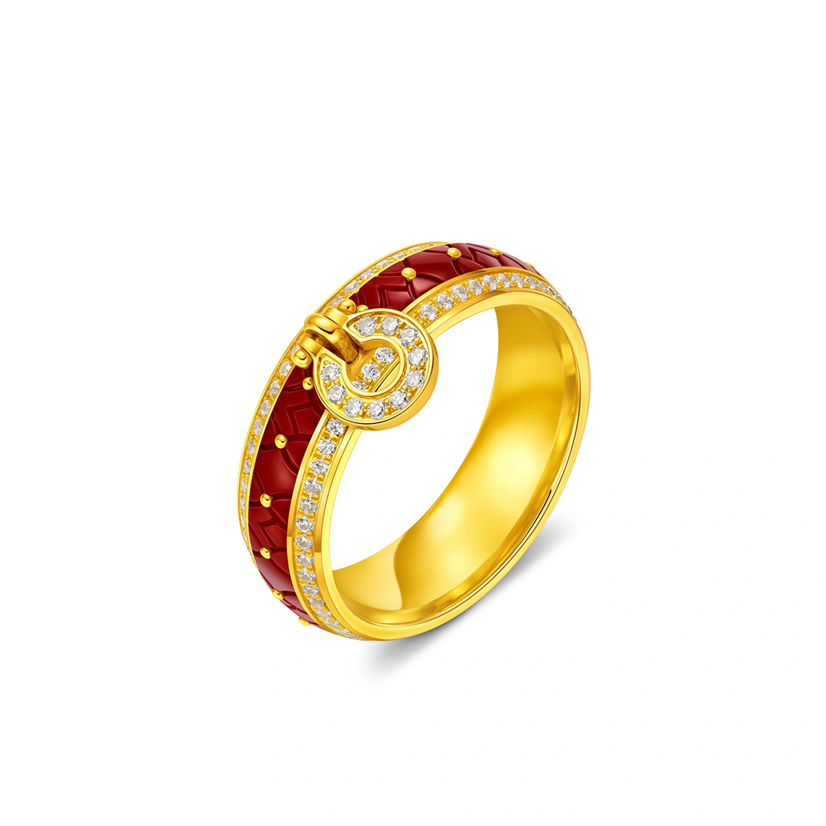 999 Gold Diamond ring