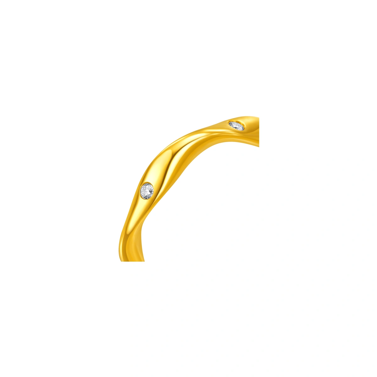 999 Gold Diamond ring