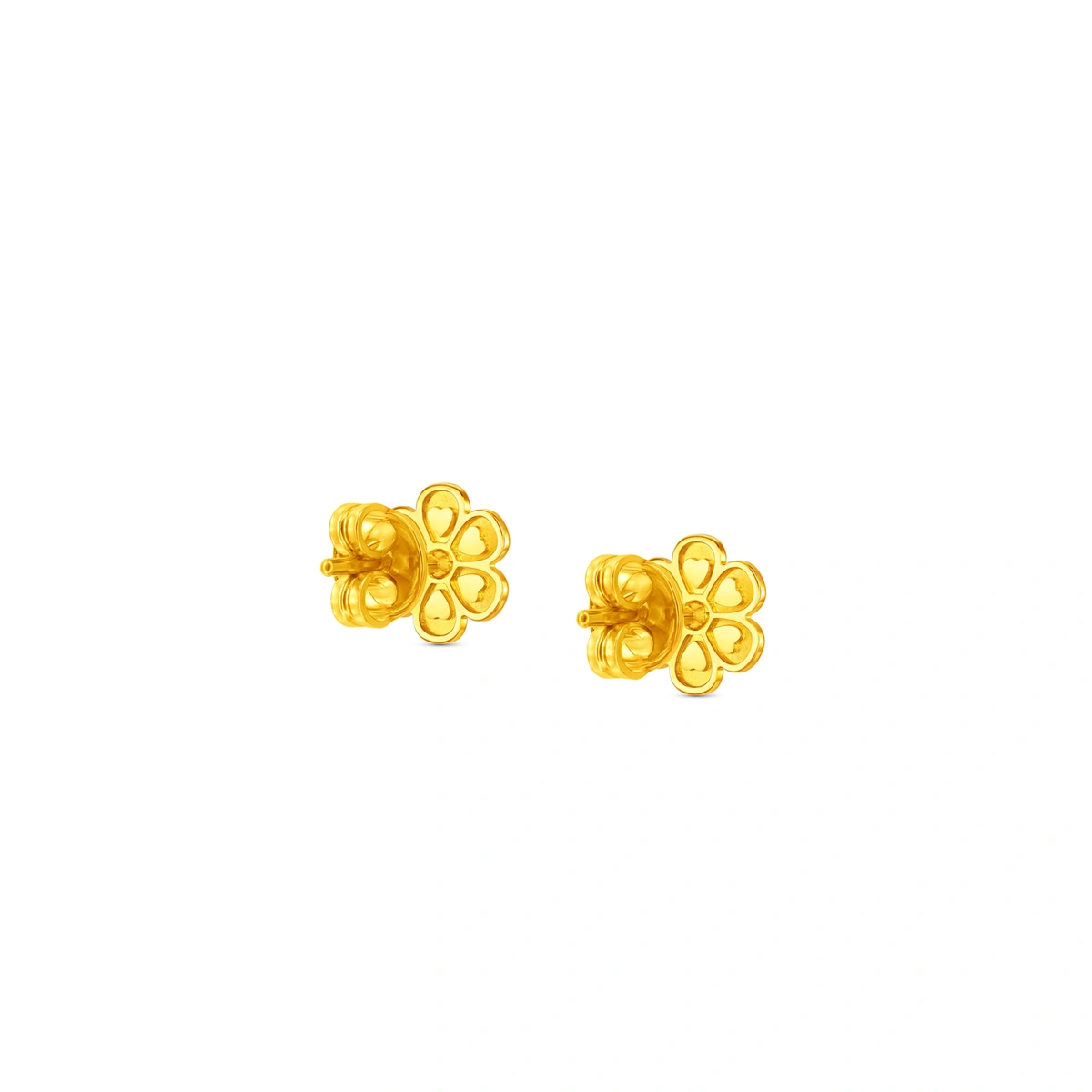 999 Gold Diamond earrings