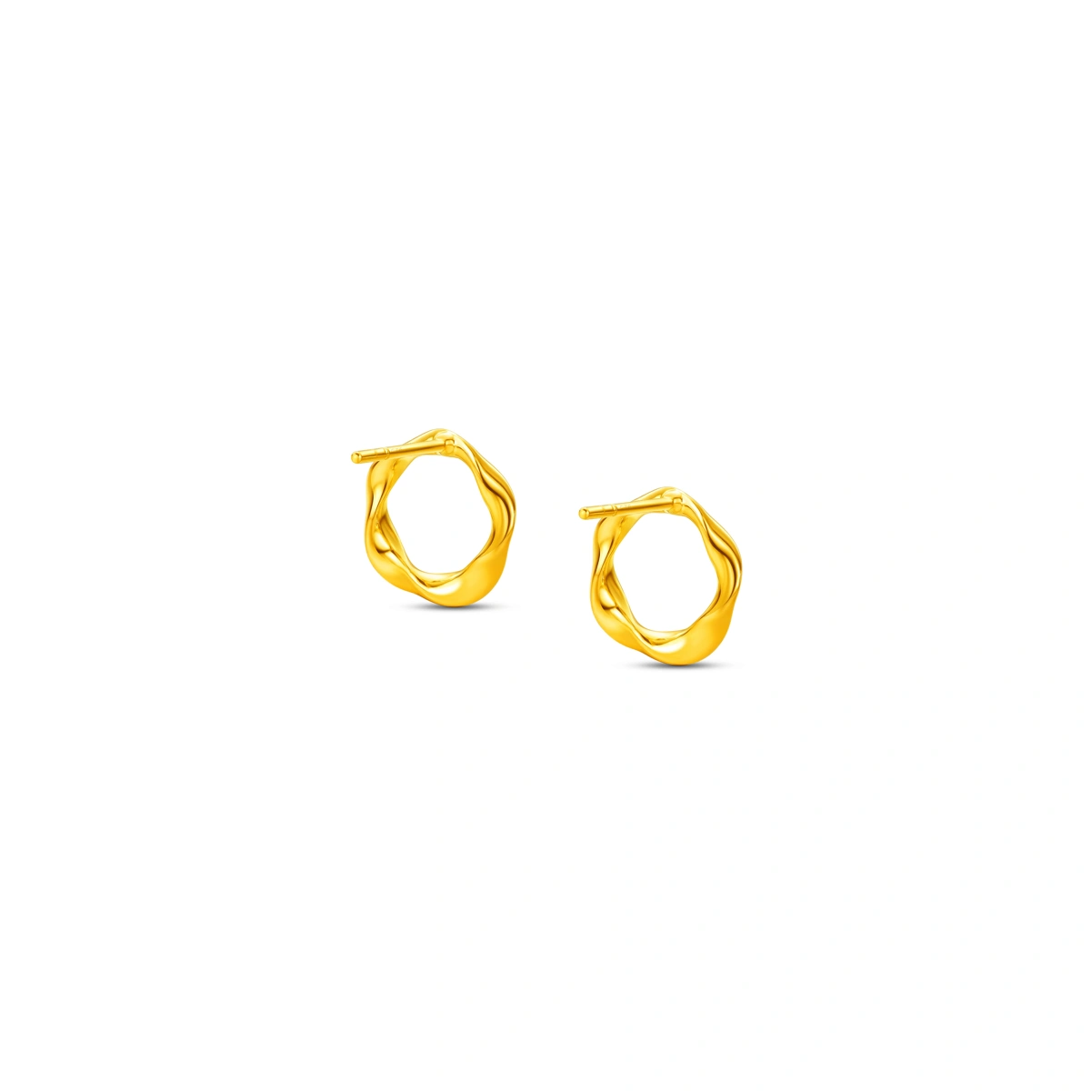 999 Gold Diamond earrings