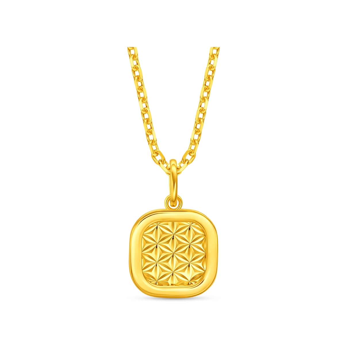 999 Gold Diamond pendant