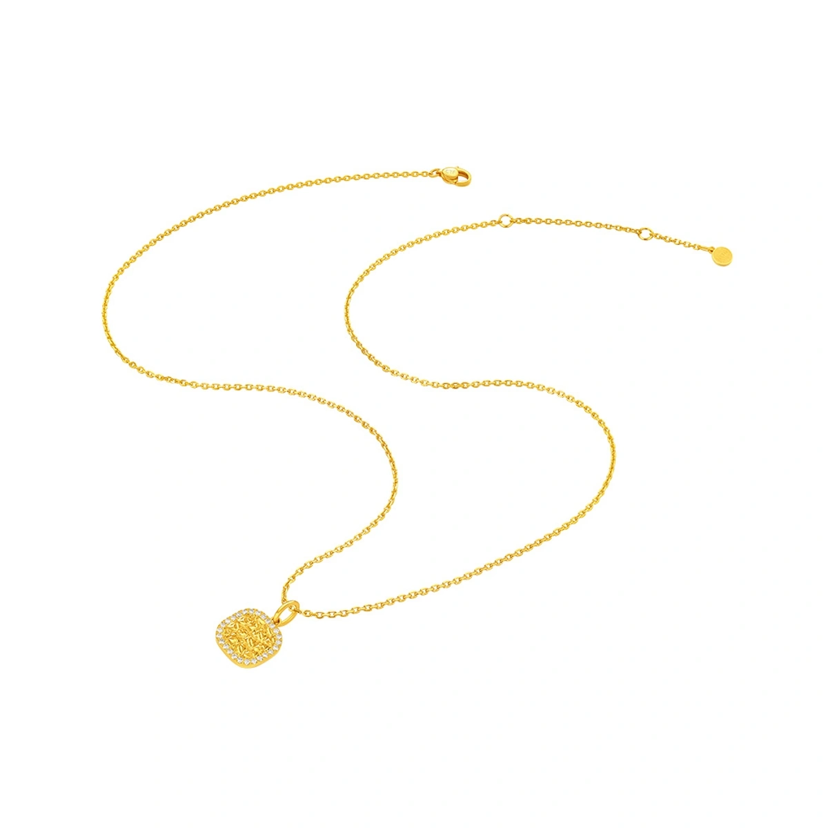 999 Gold Diamond pendant