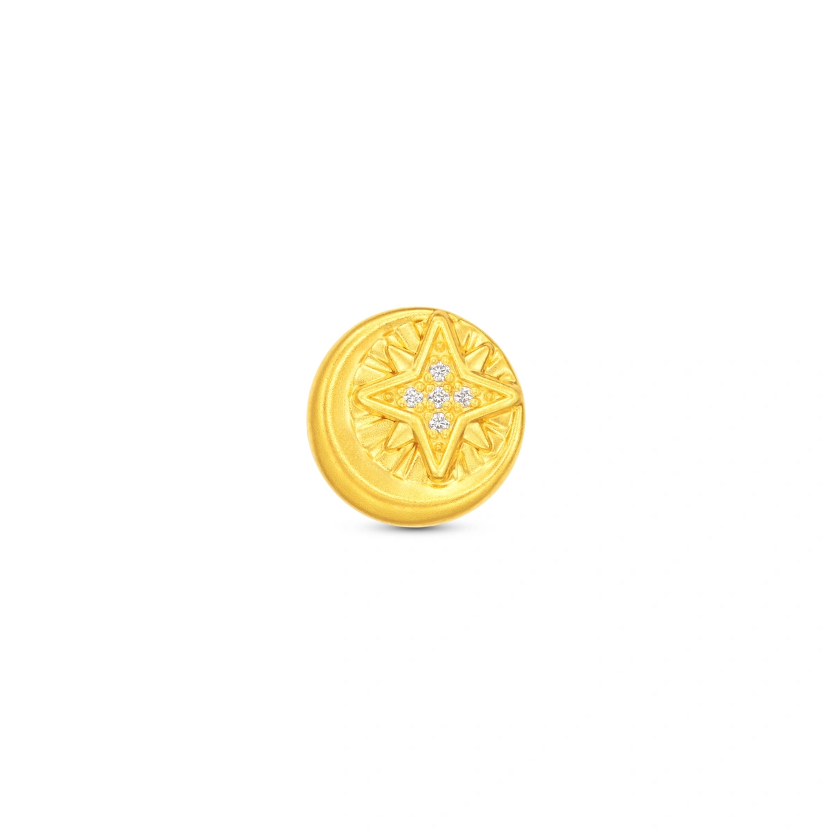 999 Gold Diamond pendant