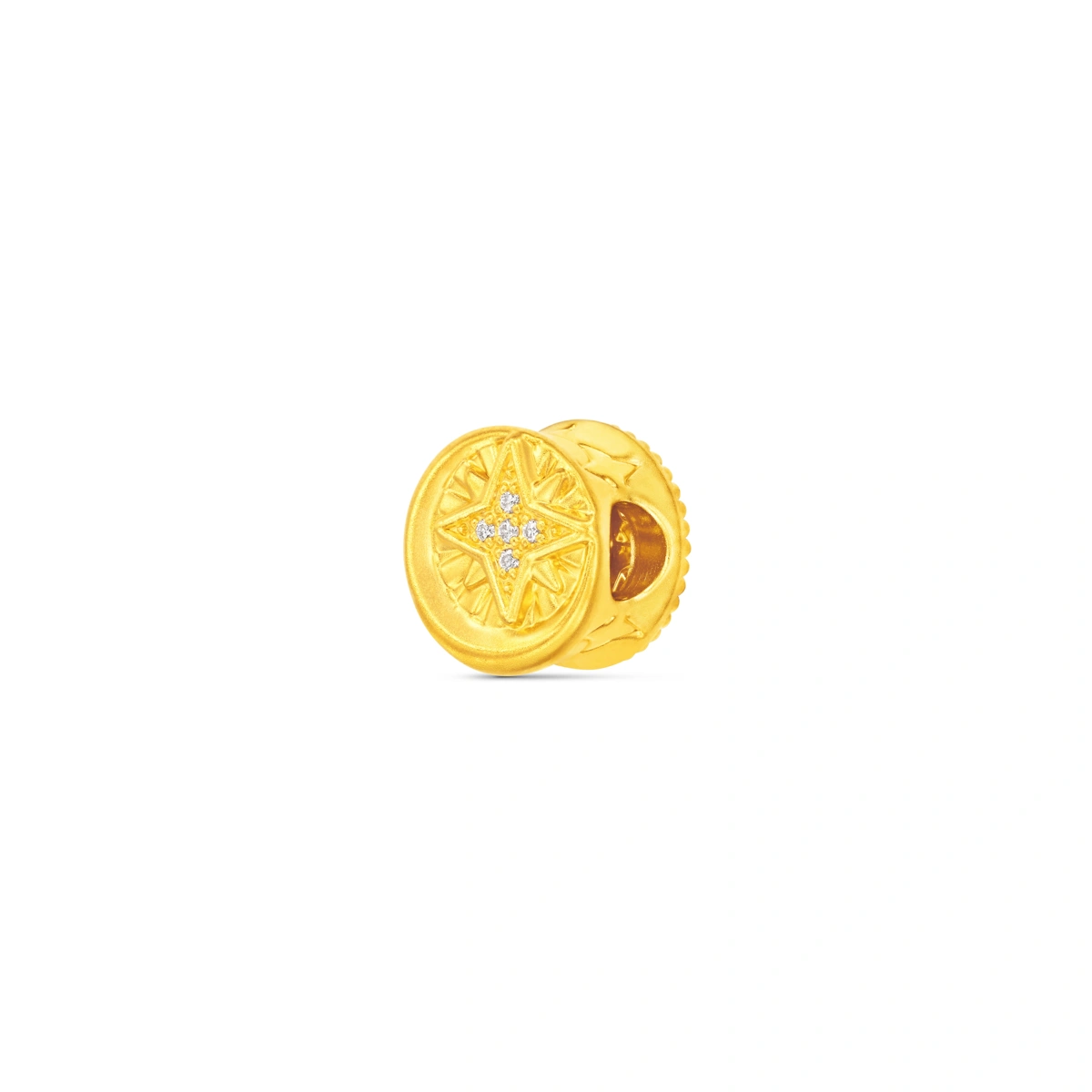 999 Gold Diamond pendant