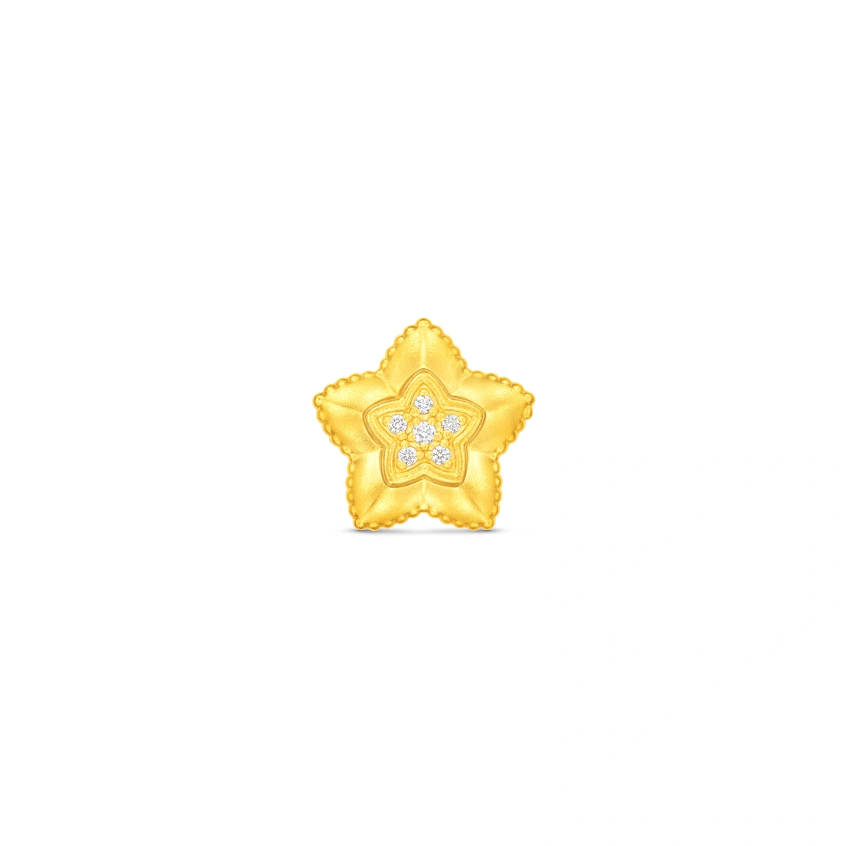 999 Gold Diamond pendant