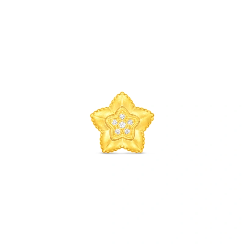 999 Gold Diamond pendant