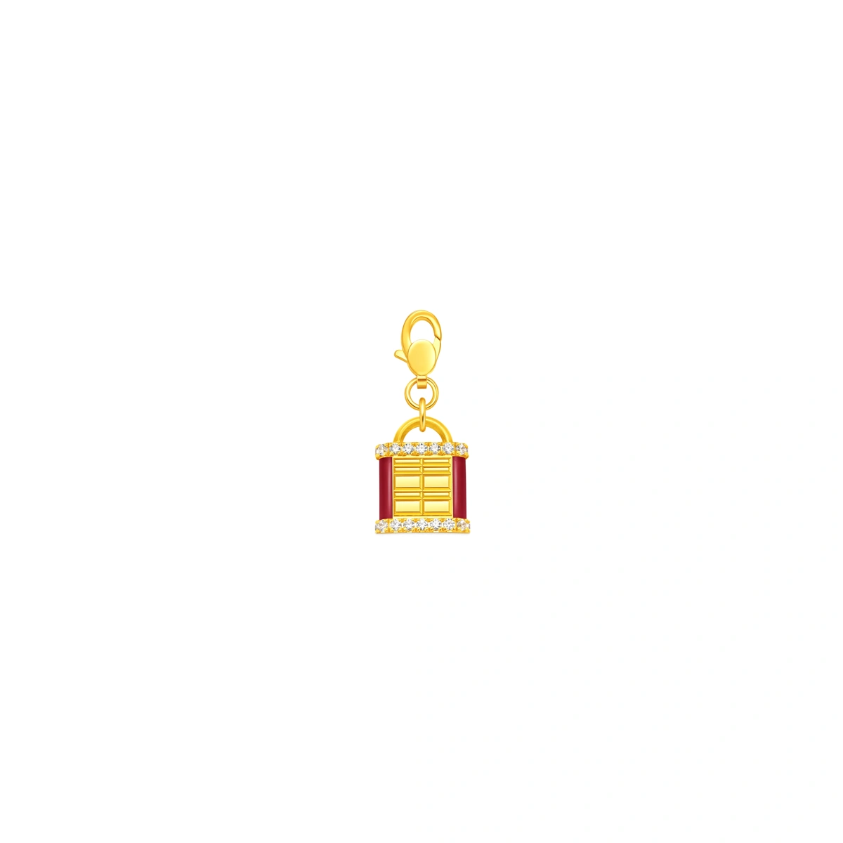 999 Gold Diamond pendant (Medium)