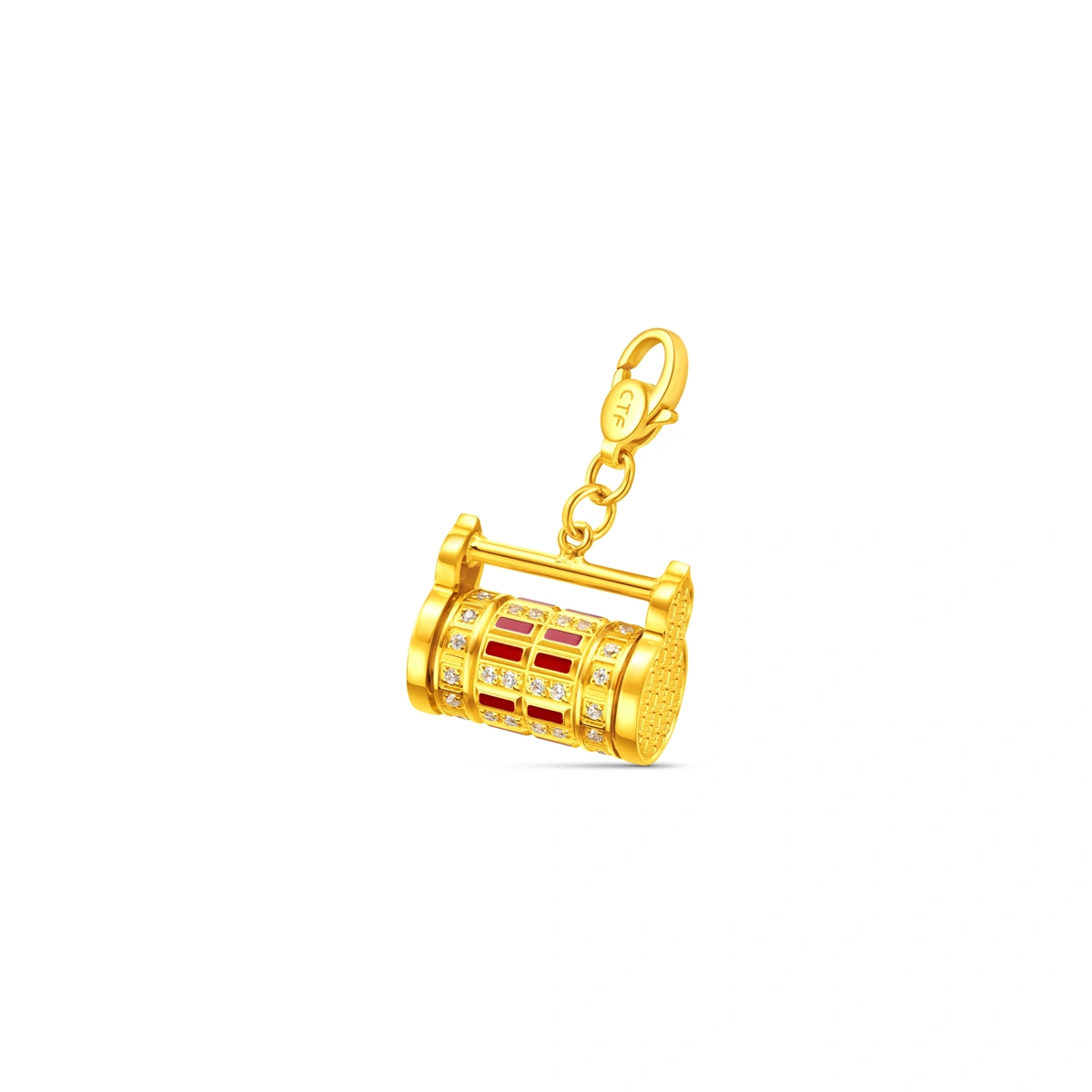 999 Gold Diamond pendant