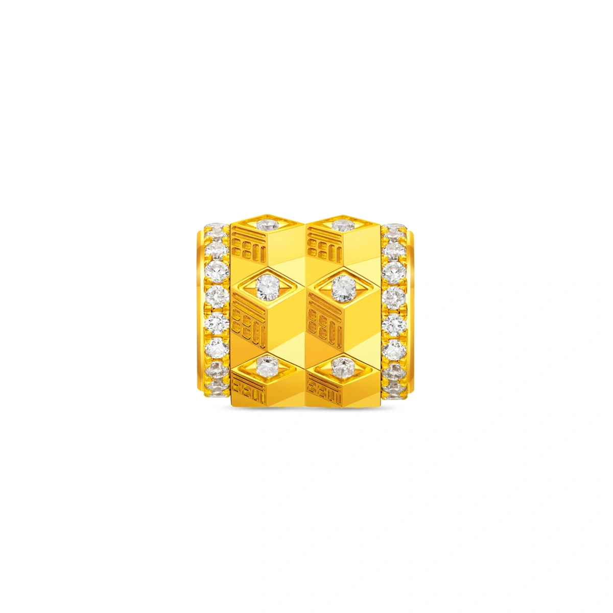 999 Gold Diamond pendant