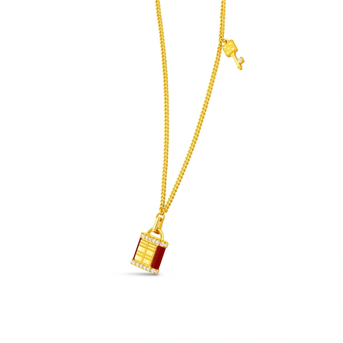 999 Gold Diamond necklace