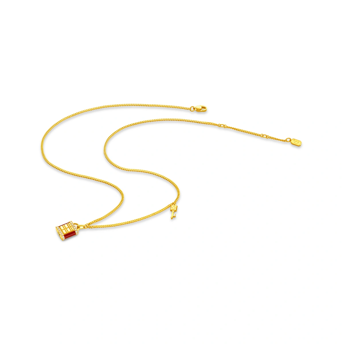 999 Gold Diamond necklace