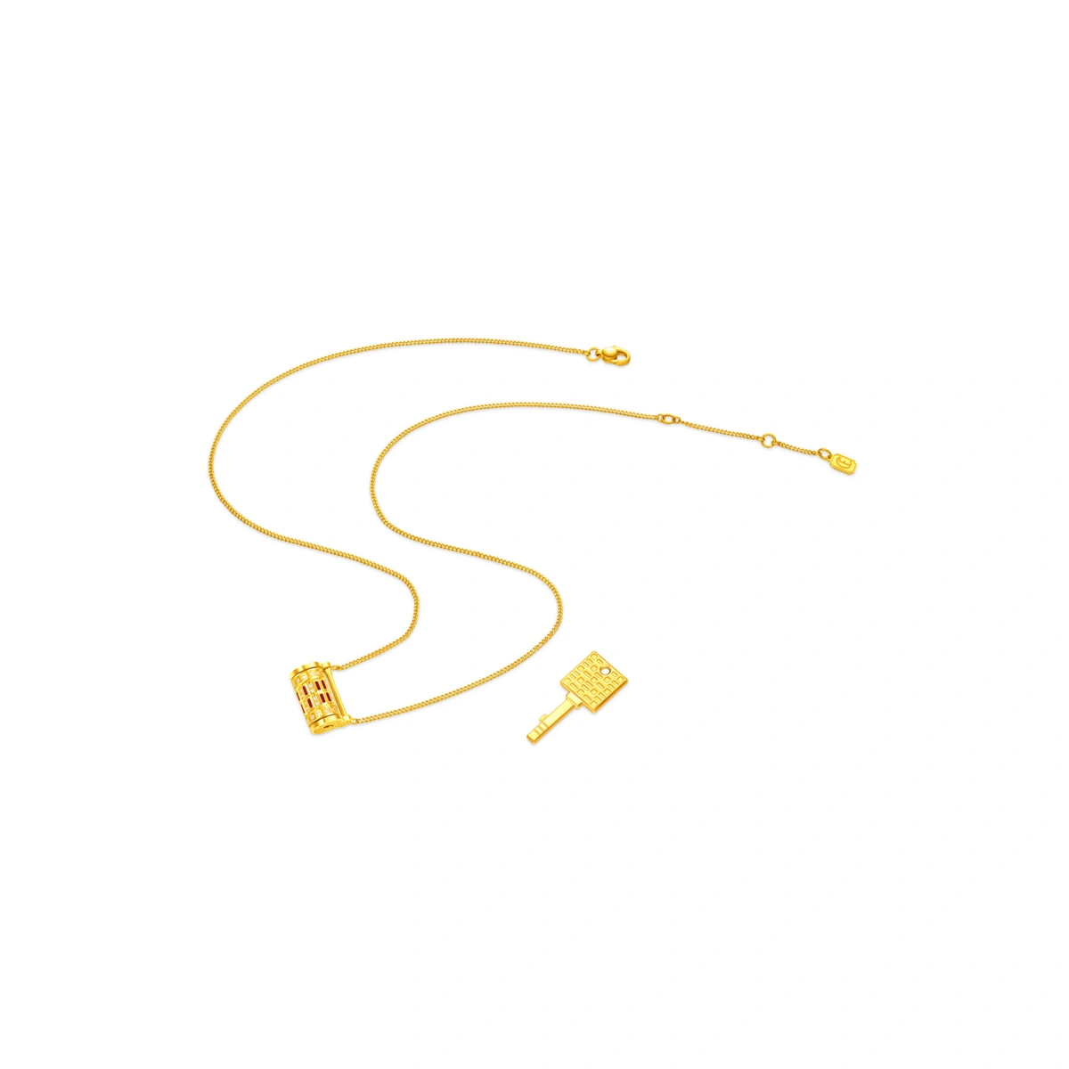 999 Gold Diamond necklace