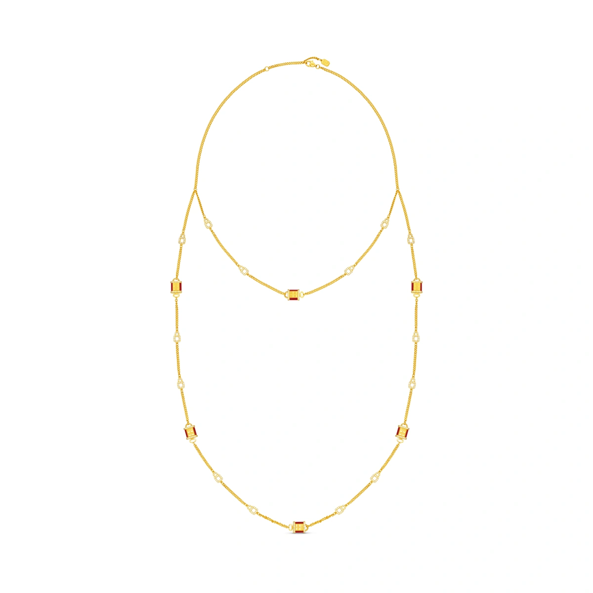 999 Gold Diamond necklace