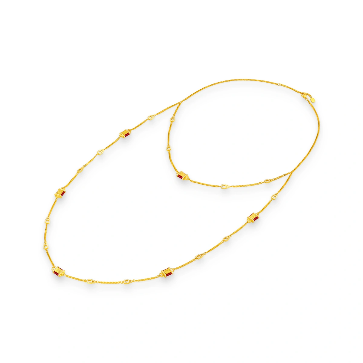 999 Gold Diamond necklace