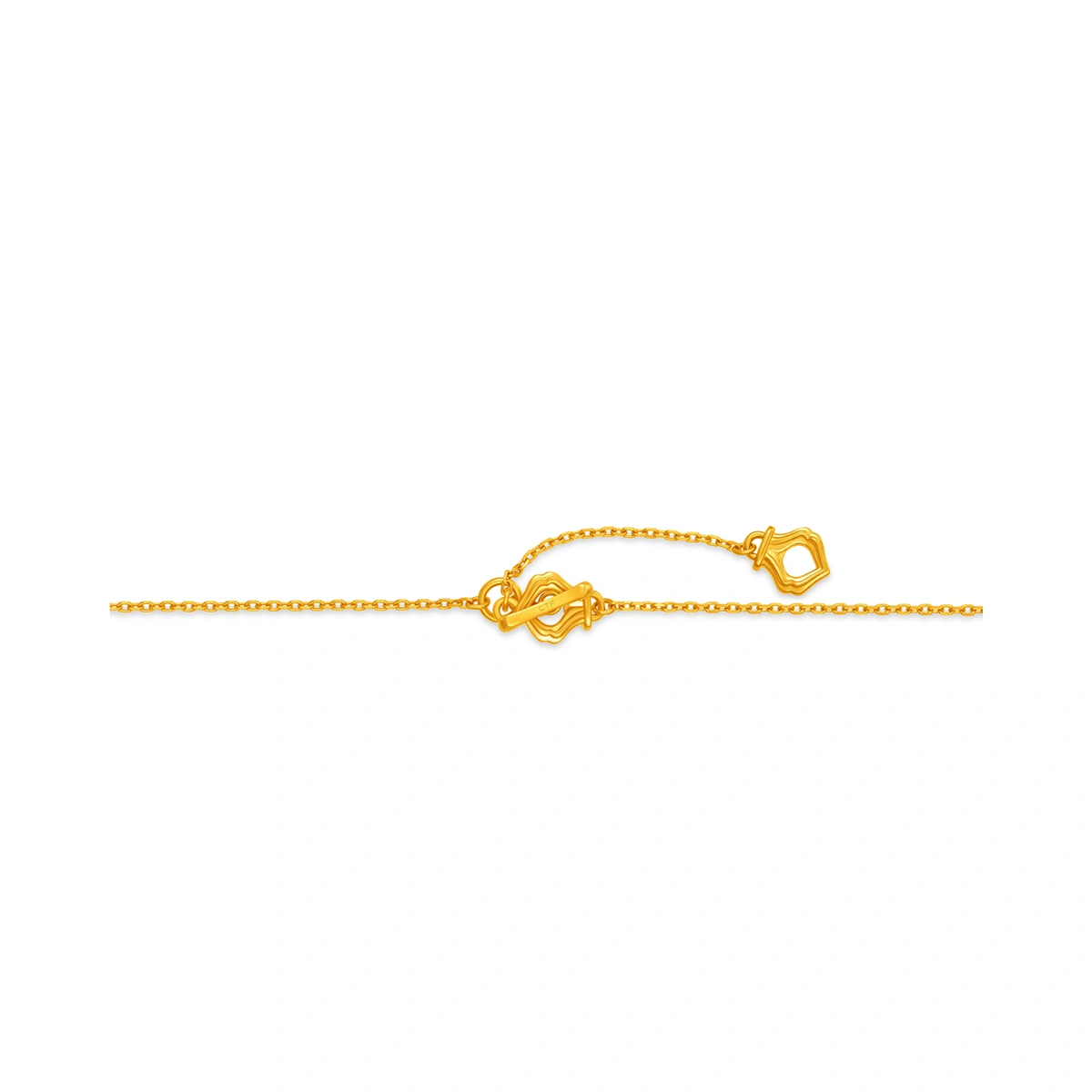 999足金鑲天然鑽石頸鏈