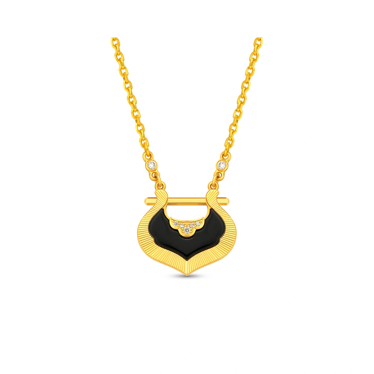 999 Gold Diamond necklace