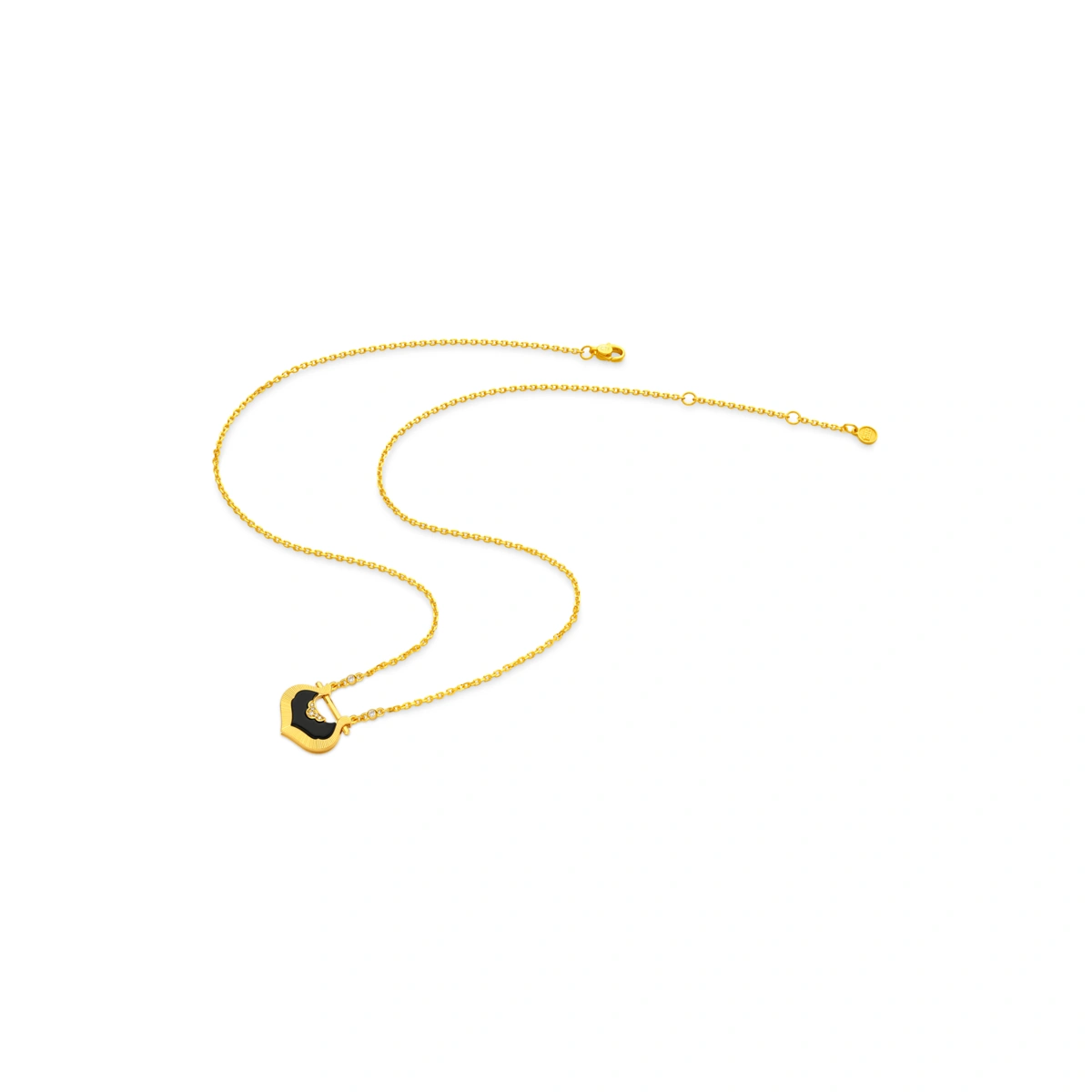 999 Gold Diamond necklace