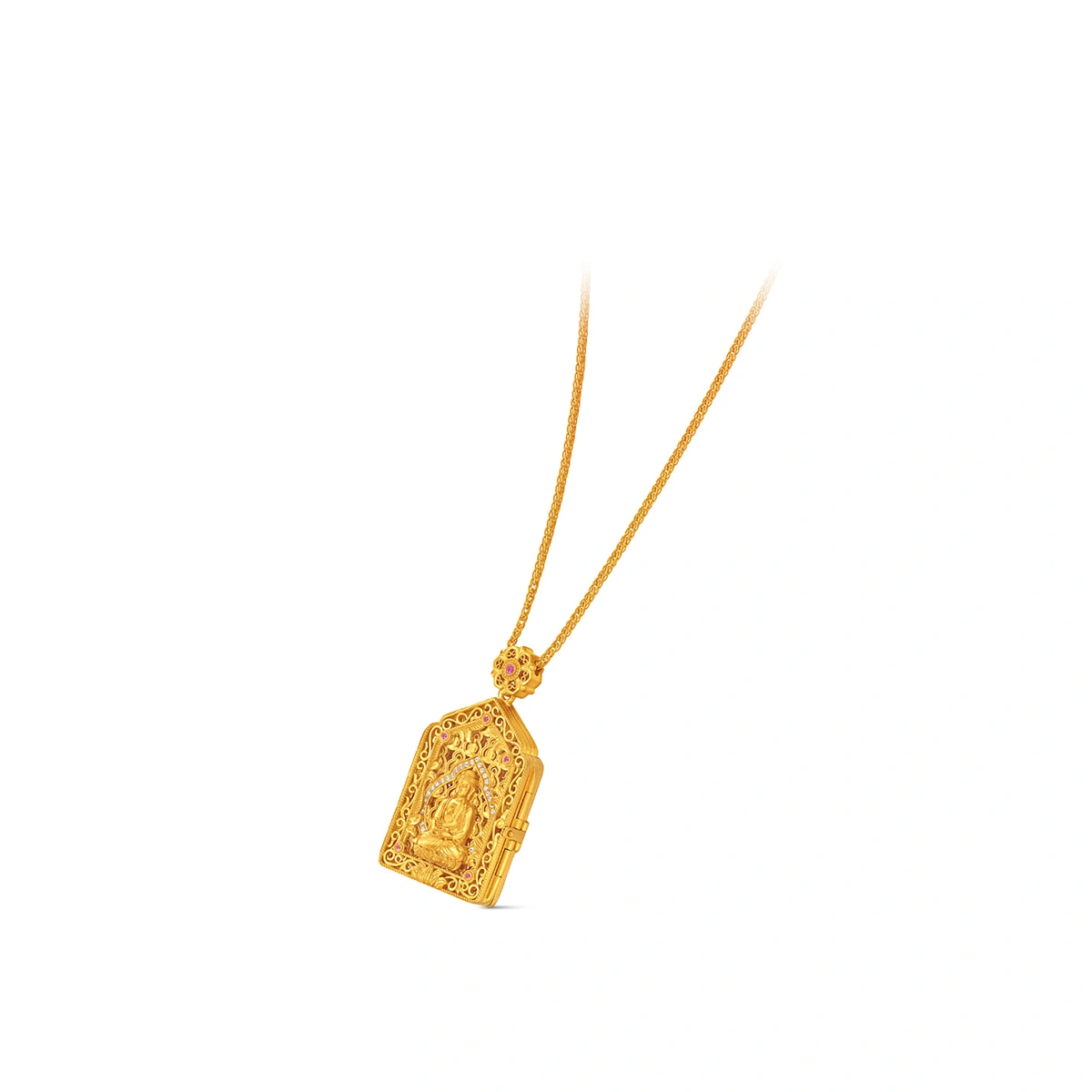 999 Gold Diamond necklace