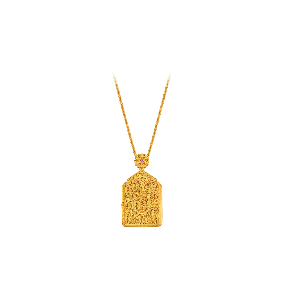 999 Gold Diamond necklace