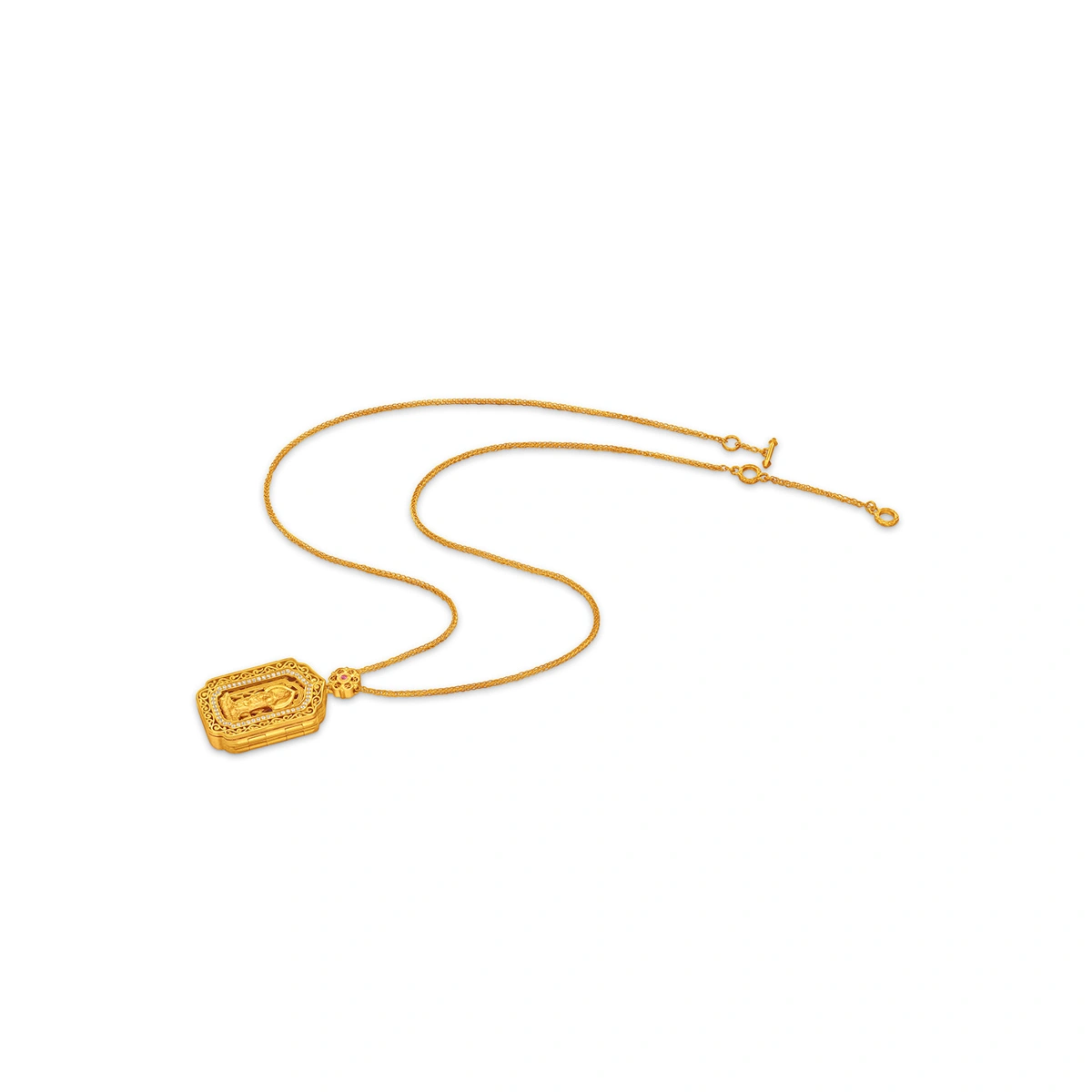 999 Gold Diamond necklace