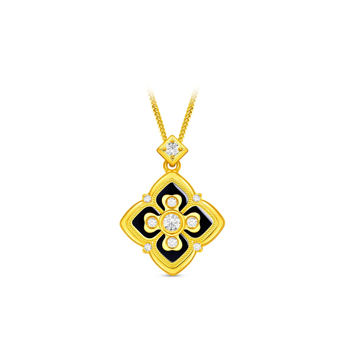 999 Gold Diamond necklace (pre-order 30 days)
