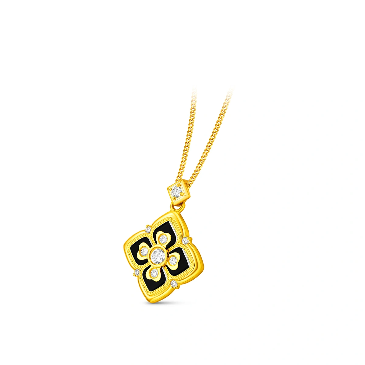 999 Gold Diamond necklace (pre-order 30 days)