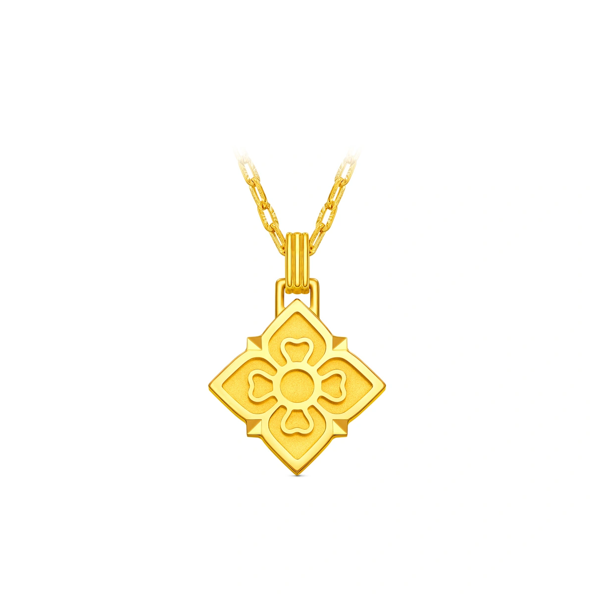 999 Gold Diamond necklace