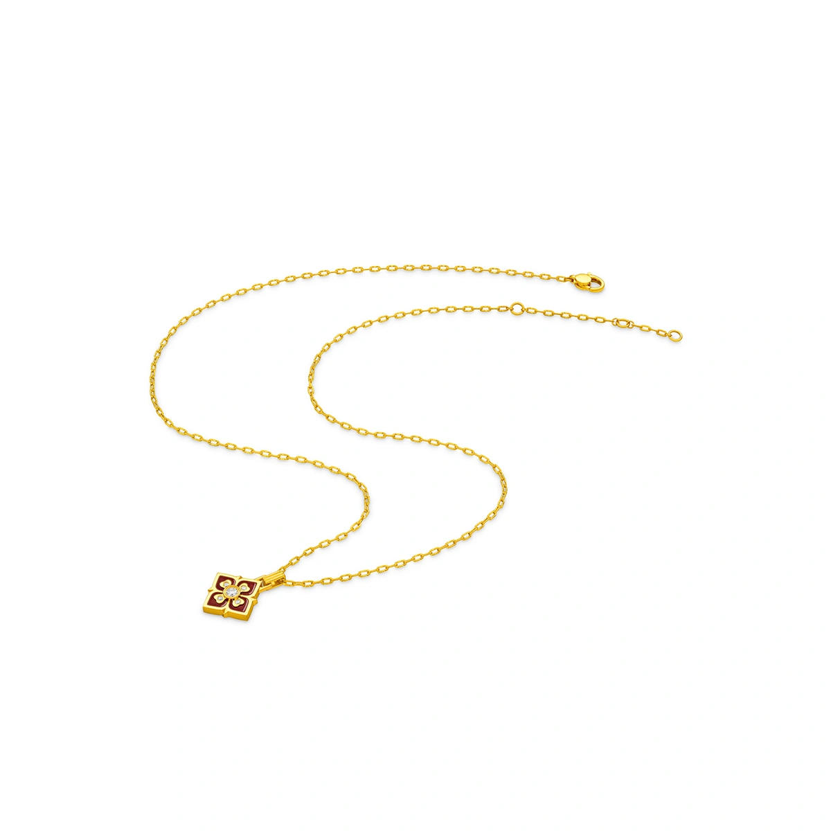 999 Gold Diamond necklace