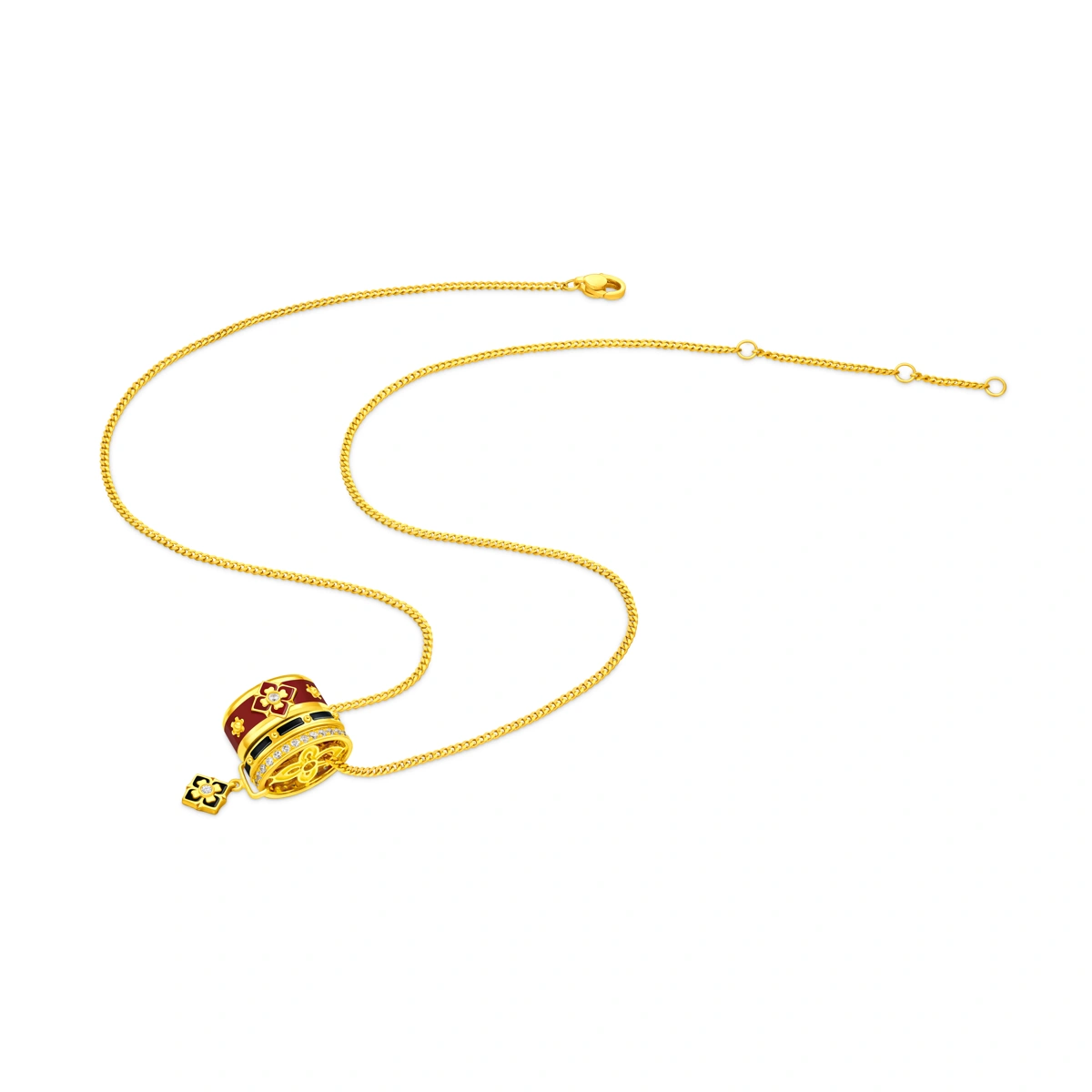 999 Gold Diamond necklace