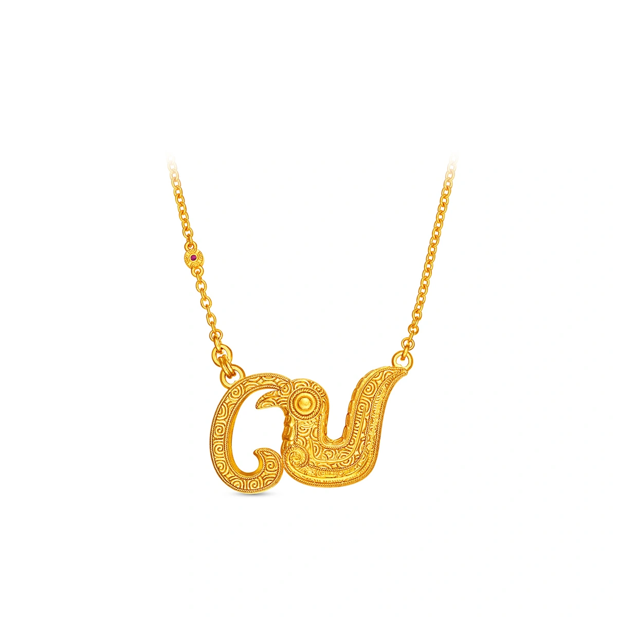 999 Gold Diamond necklace