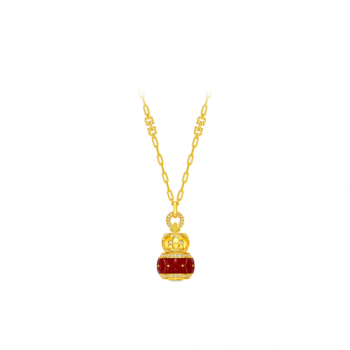 999 Gold Diamond necklace