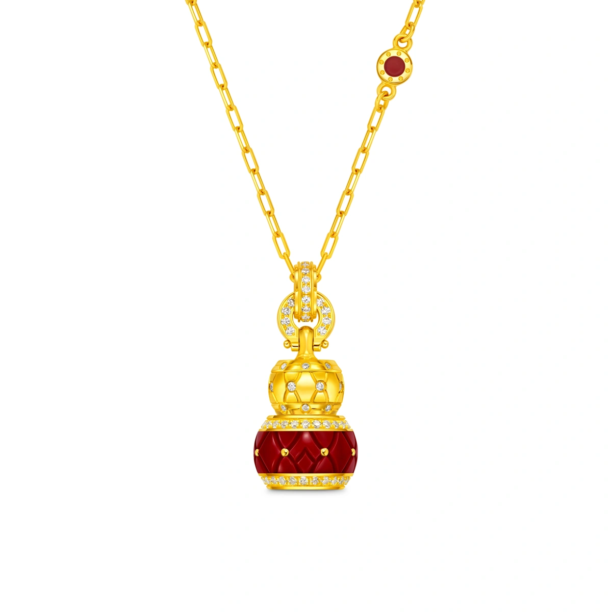 999 Gold Diamond necklace