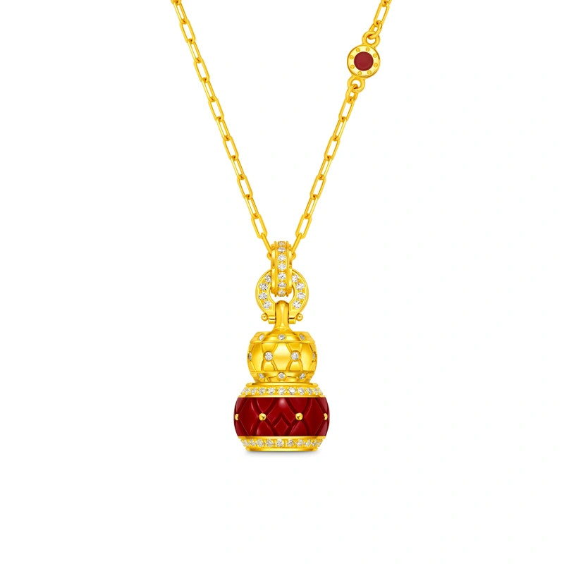 999 Gold Diamond necklace