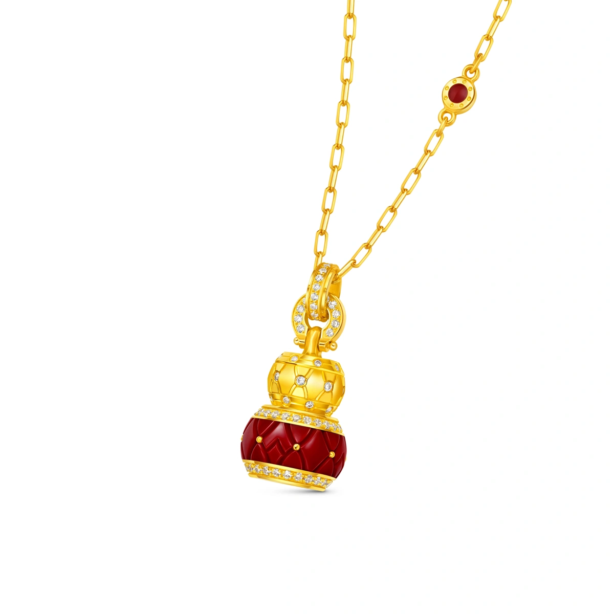 999 Gold Diamond necklace